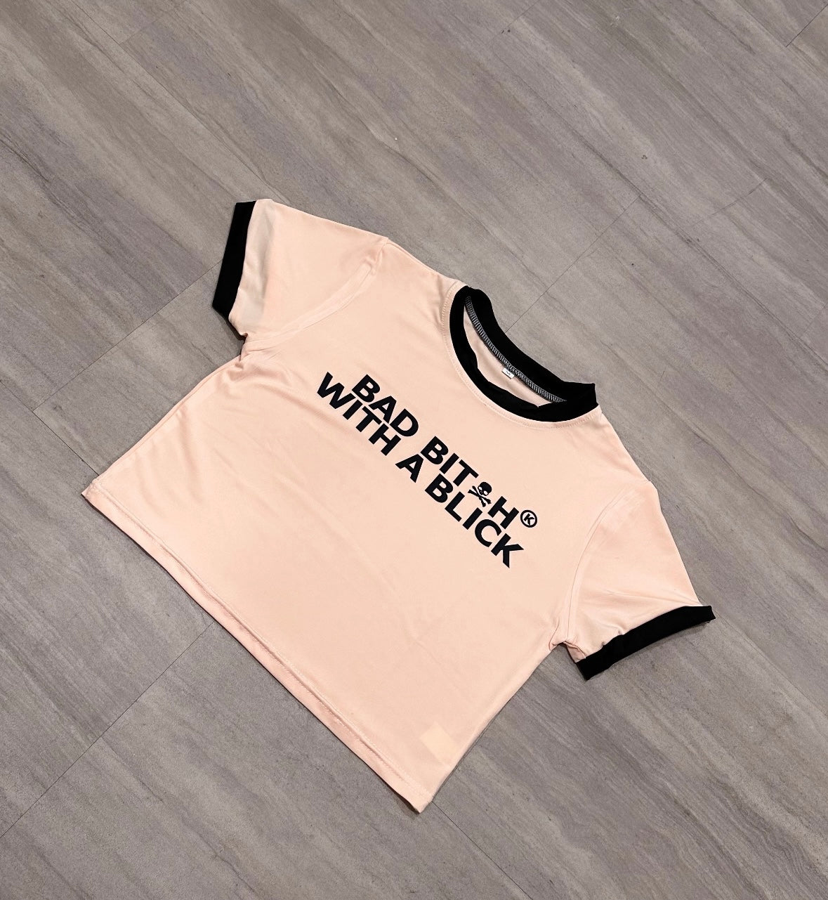 “BBWB” Cropped Tee