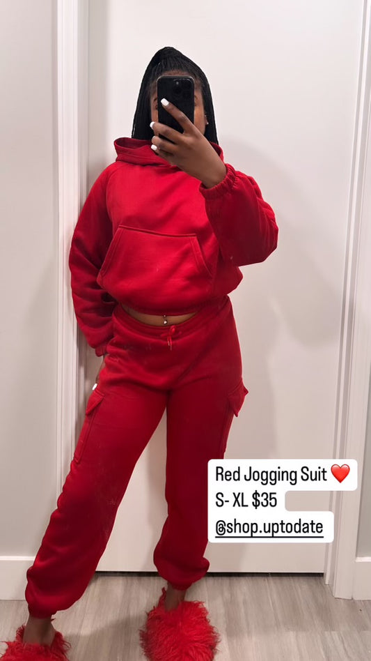 Red Jogging Suit